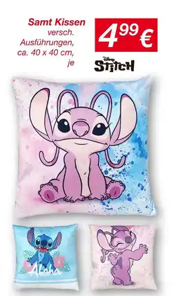 KiK Disney stitch samt kissen Angebot