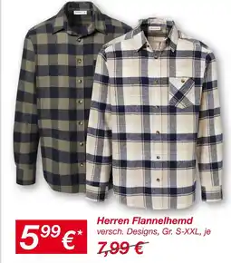 KiK Herren flanellhemd Angebot