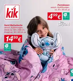 KiK Samt bettwäsche Angebot