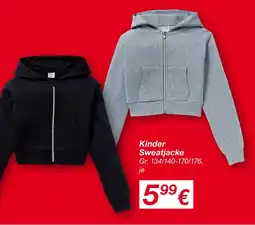 KiK Kinder sweatjacke Angebot