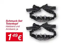 KiK Schmuck-set totenkopf Angebot