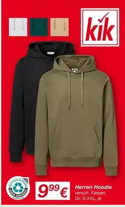 KiK Herren hoodie Angebot