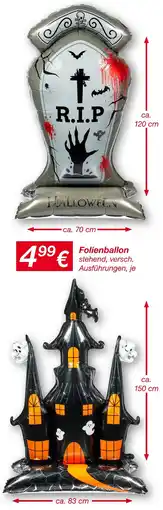 KiK Folienballon rip Angebot