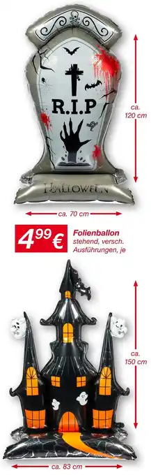 KiK Folienballon rip Angebot