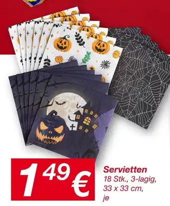 KiK Servietten Angebot