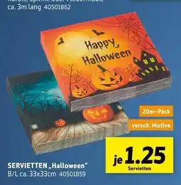 SCONTO Servietten „halloween“ Angebot