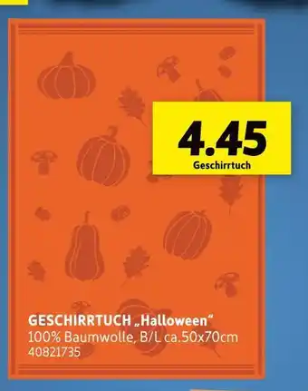 SCONTO Geschirrtuch halloween Angebot