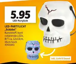 SCONTO Led-partylicht schädel Angebot