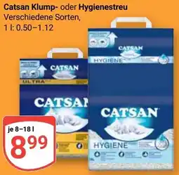 Globus Catsan Klump- oder Hygienestreu Angebot