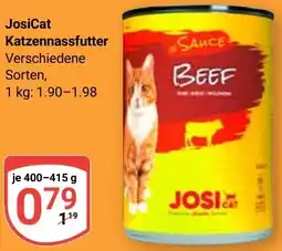 Globus JosiCat Katzennassfutter Angebot