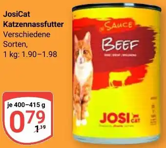Globus JosiCat Katzennassfutter Angebot