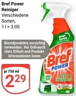 Globus Bref Power Reiniger Angebot
