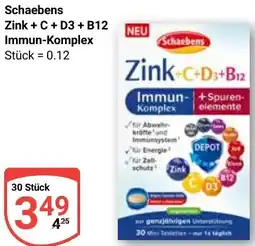 Globus Schaebens Zink+C+D+B12 Immun-Komplex Angebot