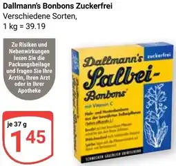 Globus Dallmann's Bonbons Zuckerfrei Angebot