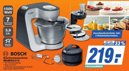 K+B Expert BOSCH Küchenmaschine MUM58310 Angebot