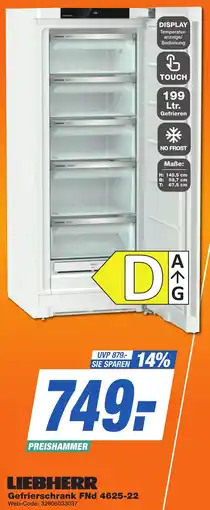 K+B Expert LIEBHERR Gefrierschrank FNd 4625-22 Angebot