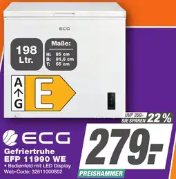 K+B Expert ECG Gefriertruhe EFP 11990 WE Angebot
