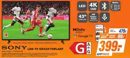 K+B Expert SONY LED-TV KD43X75WLAEP Angebot