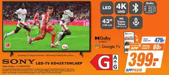 K+B Expert SONY LED-TV KD43X75WLAEP Angebot