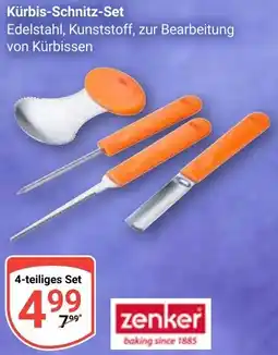 Globus Zenker Kürbis-Schnitz-Set Angebot