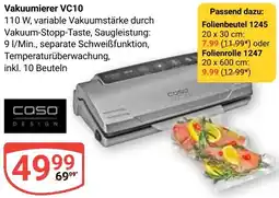 Globus Caso Design Vakuumierer VC10 Angebot