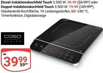 Globus Caso Design Einzel-Induktionskochfeld Touch Angebot