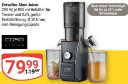 Globus Caso Design Entsafter Slow Juicer Angebot