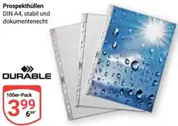 Globus DURABLE Prospekthüllen Angebot