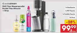 Netto Marken-Discount DUO Titan Wassersprudler Bundle Titan Allround + Sirup Angebot