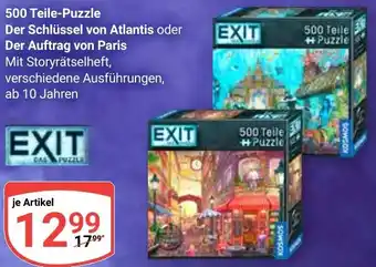 Globus 500 Teile-Puzzle Der Schlüssel von Atlantis oder Der Auftrag von Paris Angebot