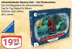 Globus Ravensburger Adventskalender Mystery Kids - Der Piratenschatz Angebot