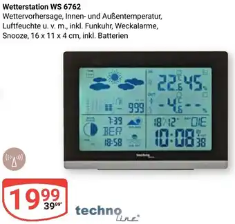 Globus Techno line Wetterstation WS 6762 Angebot