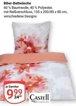 Globus CASTELL Biber-Bettwäsche Angebot