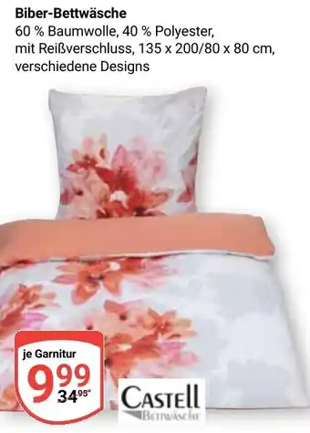 Globus CASTELL Biber-Bettwäsche Angebot