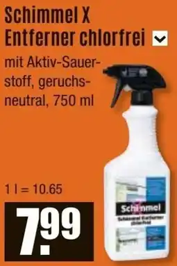 V Baumarkt Schimmel X Entferner chlorfrei Angebot