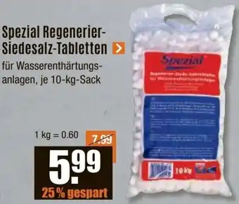 V Baumarkt Spezial Regenerier Siedesalz-Tabletten Angebot