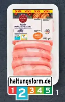Aldi Süd Meine Metzgerei Schweine-Minutensteaks XXL Angebot