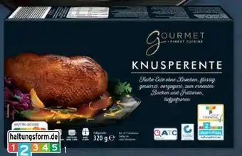 Aldi Süd Gourmet Finest Cuisine Knusperente Angebot