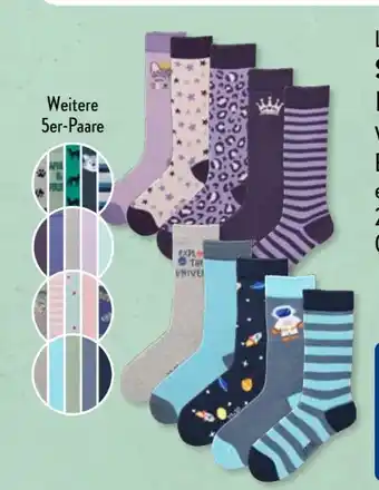 Aldi Süd Lily & Dan Kinder-Socken 5er Pack Angebot