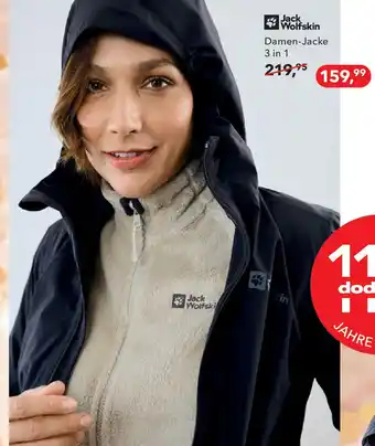 dodenhof Jack Wolfskin Damen-Jacke 3in1 Angebot