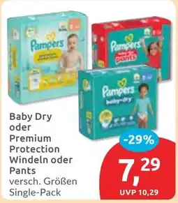 Budni Baby Dry oder Premium Protection Windeln oder Pants Angebot