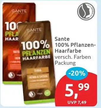 Budni Sante 100% Pflanzen-Haarfarbe Angebot
