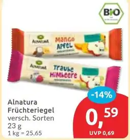Budni Alnatura Früchteriegel Angebot
