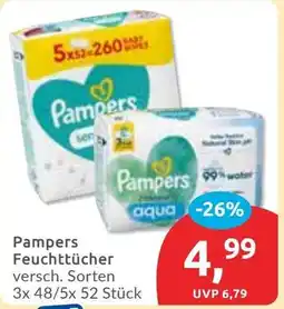 Budni Pampers Feuchttücher Angebot