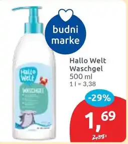 Budni Hallo Welt Waschgel Angebot