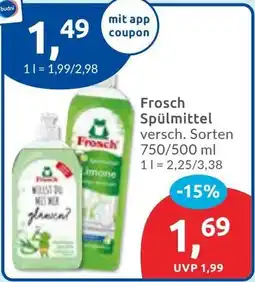 Budni Frosch Spülmittel Angebot