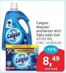 Budni Calgon Wasserenthärter 4in1 Tabs oder Gel Angebot