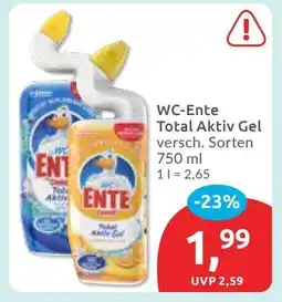 Budni WC-Ente Total Aktiv Gel Angebot