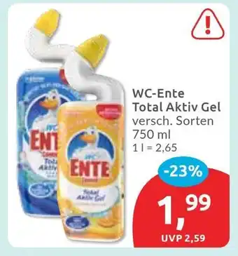 Budni WC-Ente Total Aktiv Gel Angebot