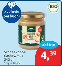 Budni Schneekoppe Cashewmus Angebot